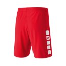 Erima CLASSIC 5-C Shorts rot/wei&szlig;