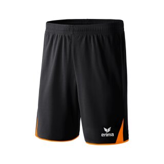 Erima CLASSIC 5-C Shorts schwarz/orange