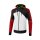 Erima Premium One 2.0 Trainingsjacke mit Kapuze wei&szlig;/schwarz/rot/gelb