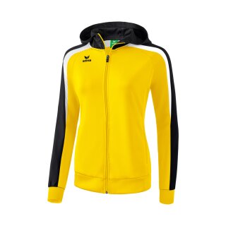 Erima Liga 2.0 Trainingsjacke mit Kapuze Damen gelb/schwarz/wei&szlig;