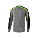 Erima Liga 2.0 Sweatshirt grau melange/schwarz/green gecko
