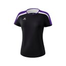 Erima Liga 2.0 T-Shirt Damen schwarz/violet/wei&szlig;