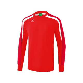 Erima Liga 2.0 Sweatshirt Farbe rot/dunkelrot/wei&szlig; Gr&ouml;&szlig;e S