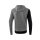 Erima 5-C Trainingsjacke mit Kapuze schwarz/grau melange/wei&szlig;