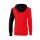 Erima 5-C Trainingsjacke mit Kapuze Damen rot/schwarz/wei&szlig;