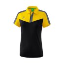 Erima Squad Poloshirt Damen gelb/schwarz/slate grey
