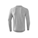 Erima Essential Sweatshirt hellgrau melange/schwarz