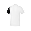 Erima 5-C T-Shirt wei&szlig;/schwarz/dunkelgrau