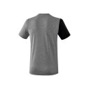 Erima 5-C T-Shirt schwarz/grau melange/wei&szlig;