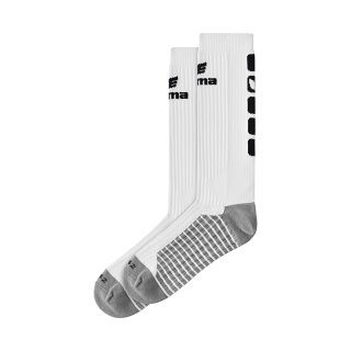 Erima CLASSIC 5-C Socken lang wei&szlig;/schwarz