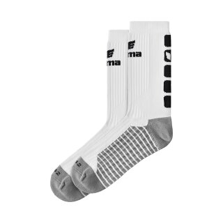 Erima CLASSIC 5-C Socken wei&szlig;/schwarz