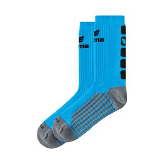 Erima CLASSIC 5-C Socken Farbe curacao/schwarz Gr&ouml;&szlig;e 35-38