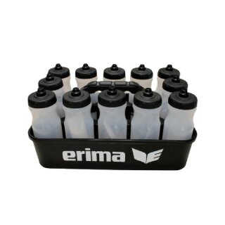 Erima Trinkflaschenset mit 12 FlaschenTransparent