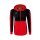 Erima Six Wings Trainingsjacke mit Kapuze Ladies rot/schwarz
