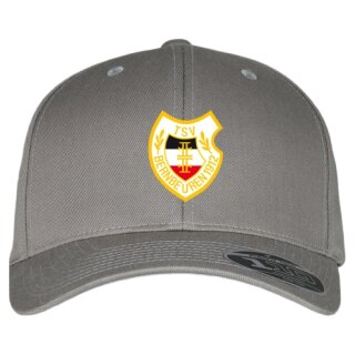 Snapback-Cap grau (gebogen) inkl. Stick Vereinslogo