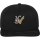 Snapback-Cap schwarz (gerade) inkl. Stick Vereinslogo