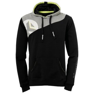 schwarz/dark grau melange